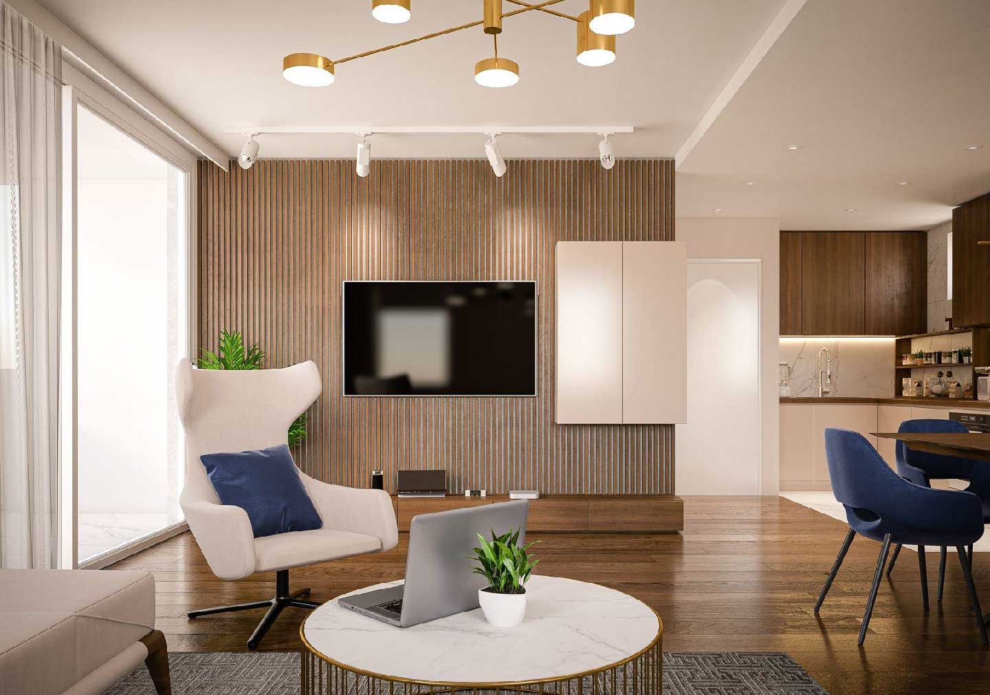 modern interior design - living room 
