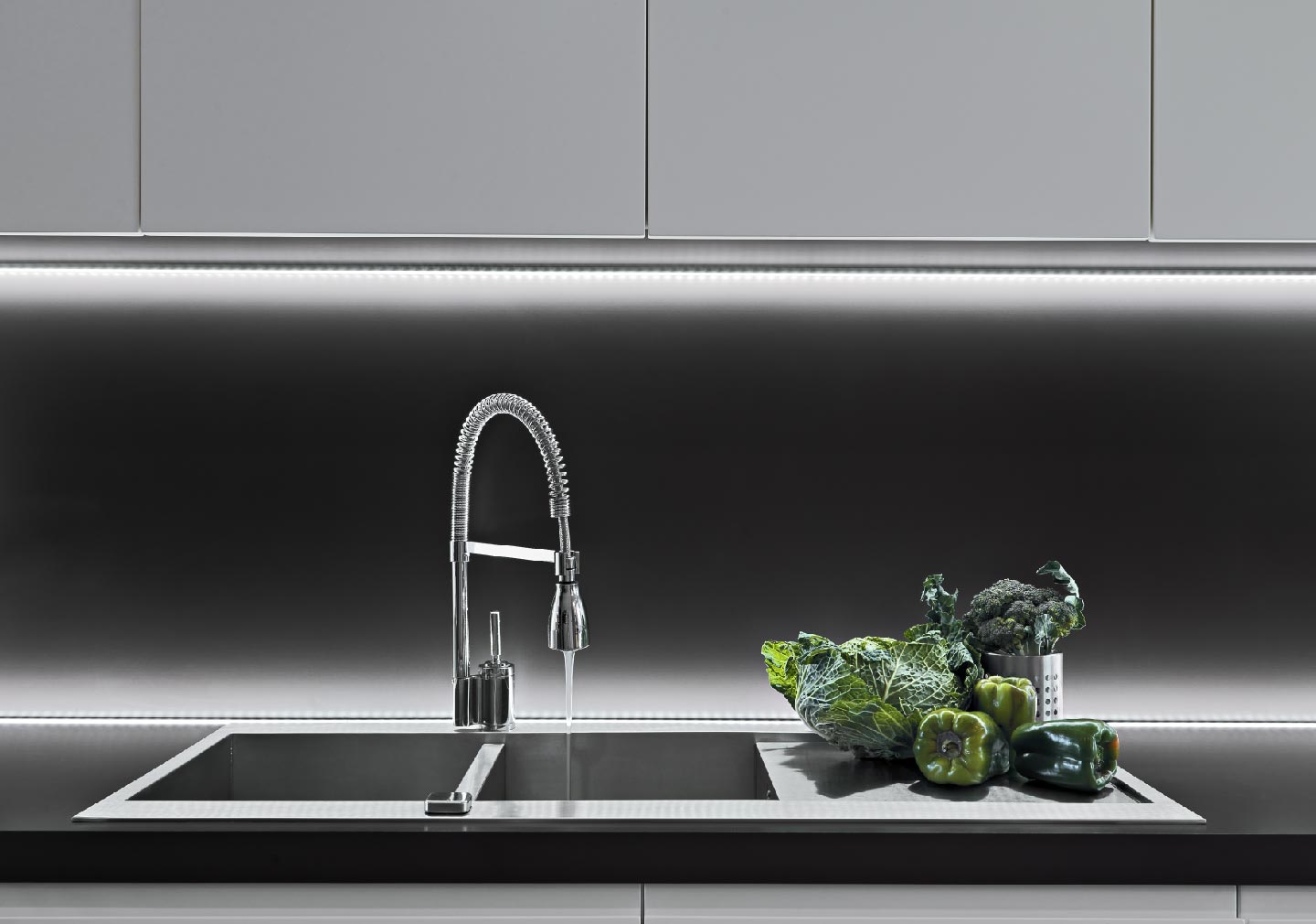 Let your faucet become a statement piece of your kitchen.
