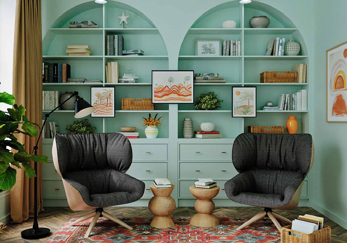 Exclusive Home Libraries designs
