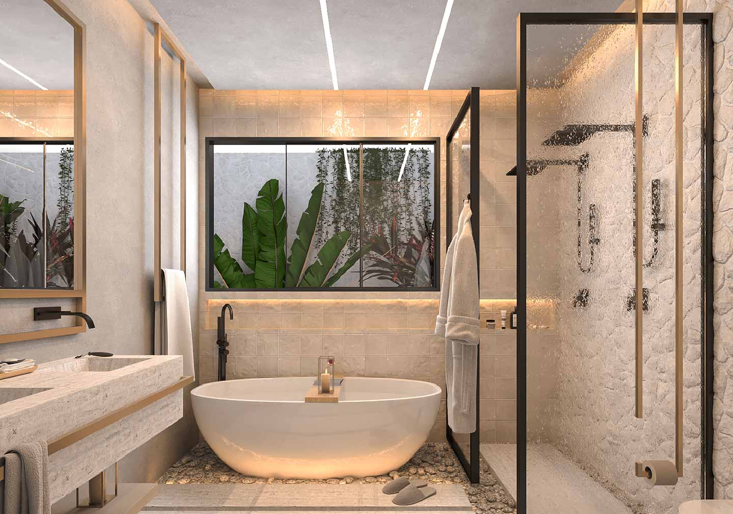 Spa-like Bathrooms