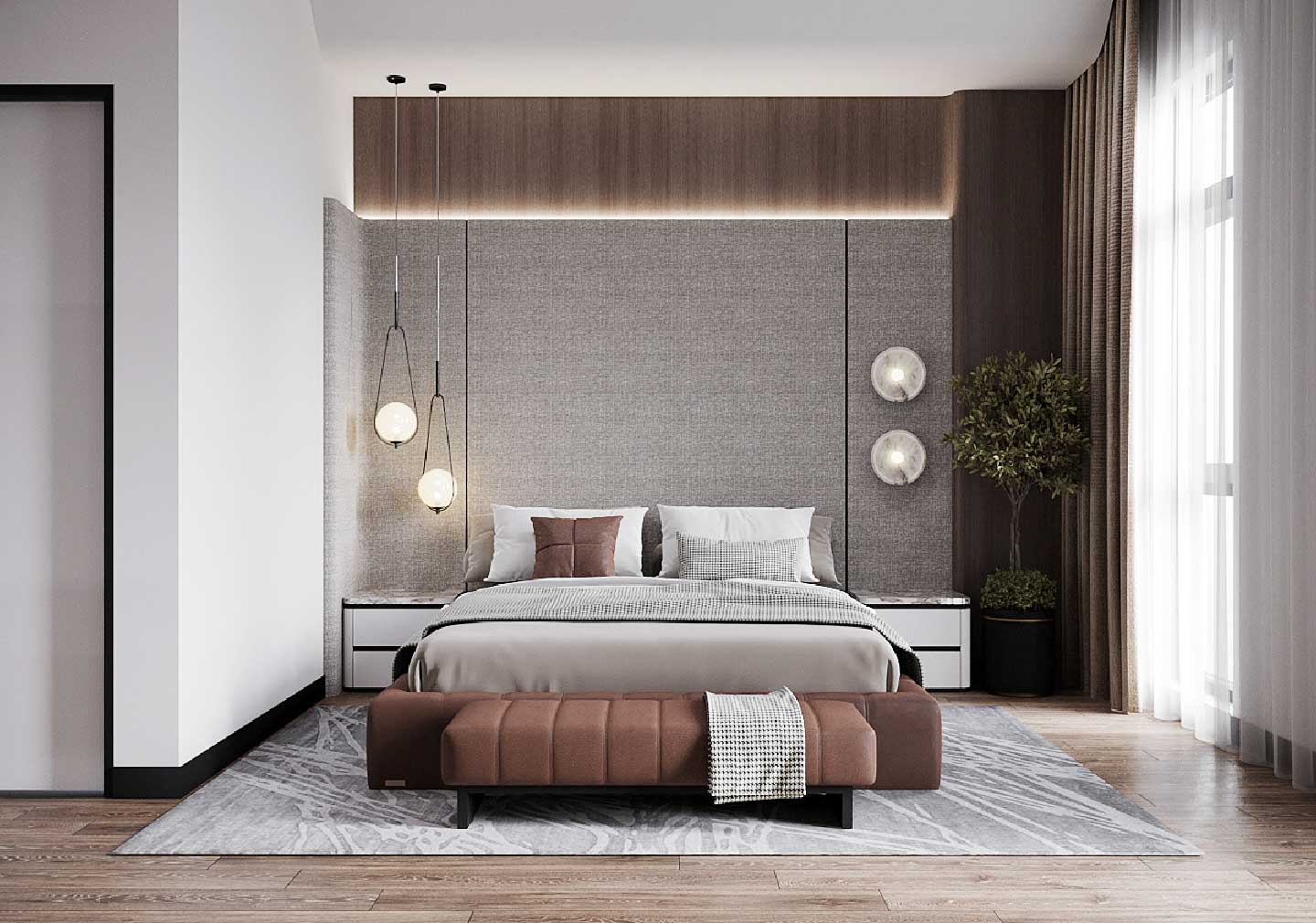 Modern Contemporary master bedroom interior designs