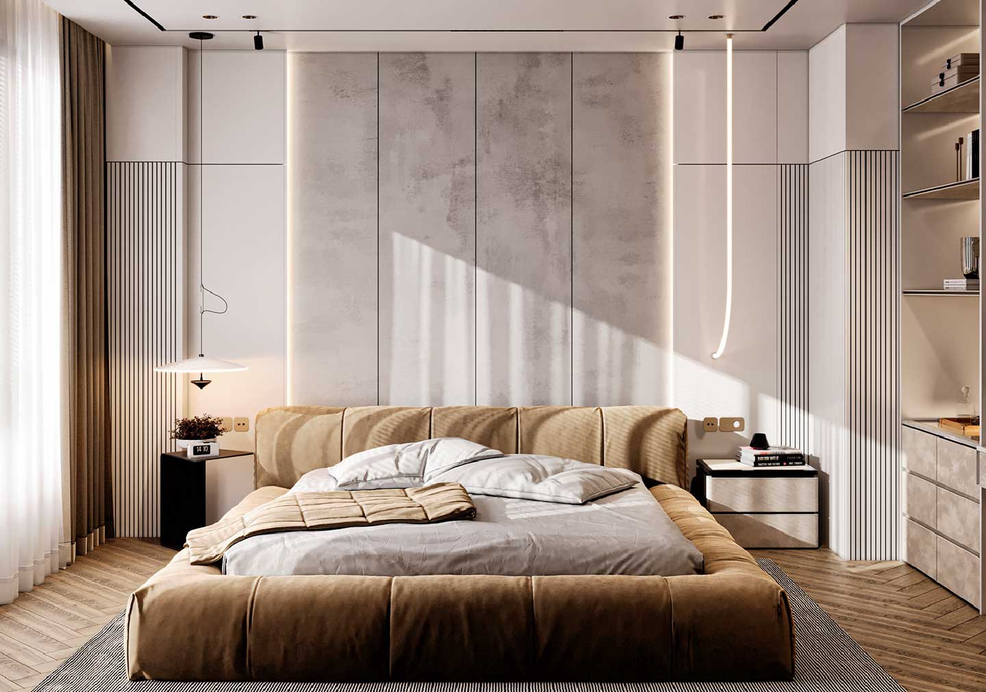 Modern contemporary master bedroom interior designs
