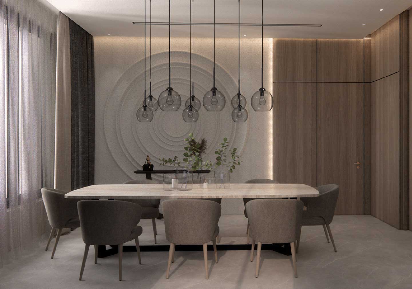 Contemporary Dining Room Architecture 