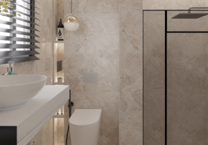 World Design in Bonito Designs' Bathroom Layouts 