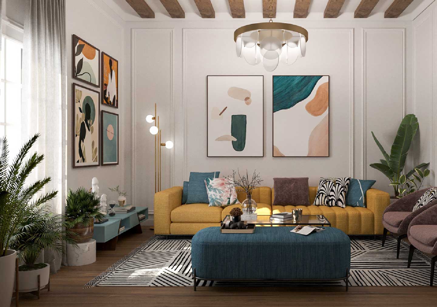 Choosing the Right Color Scheme for living room interior designs