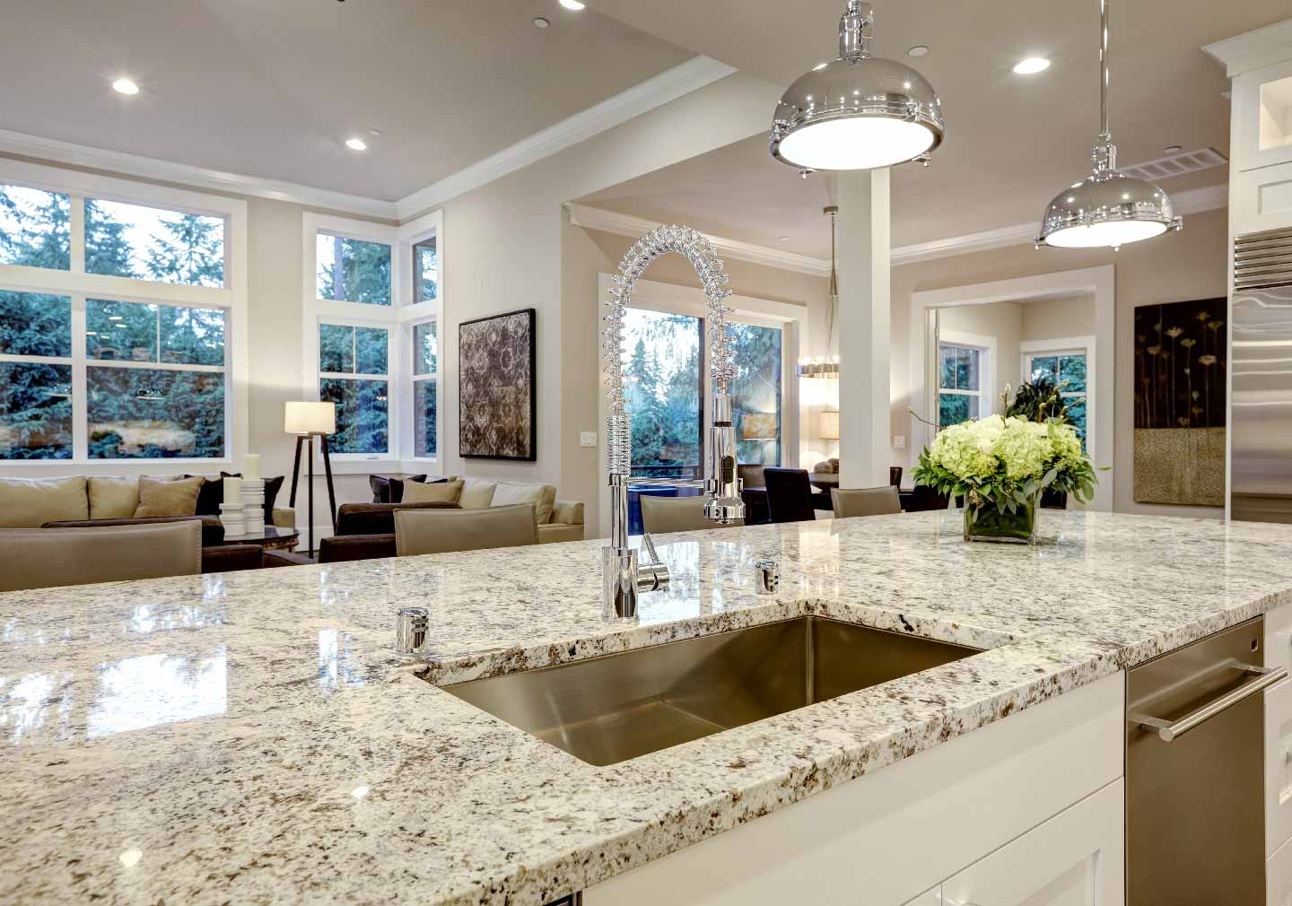 Clear Countertops for home interior designs