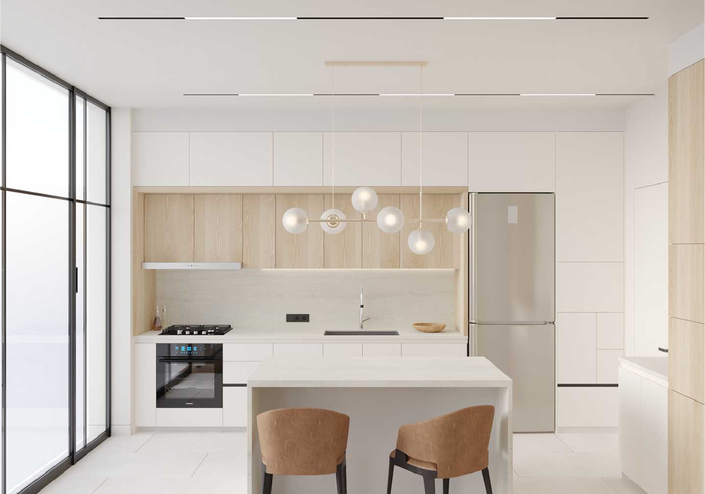 Functionality and Modern Appliances: for modular kitchen interiors