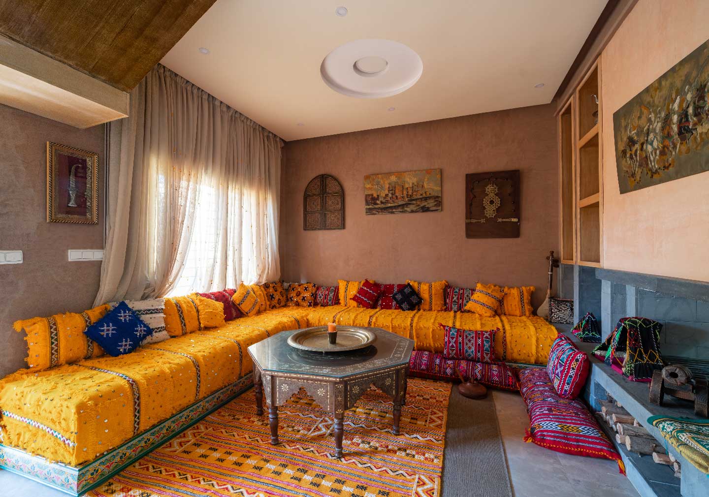 Kaleidoscope of Colours in Moroccan interior designs