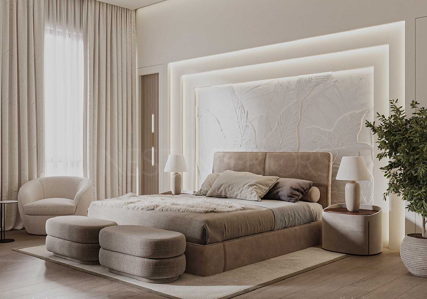 Plush Bedding: Indulgence Redefined for bedroom interior designs