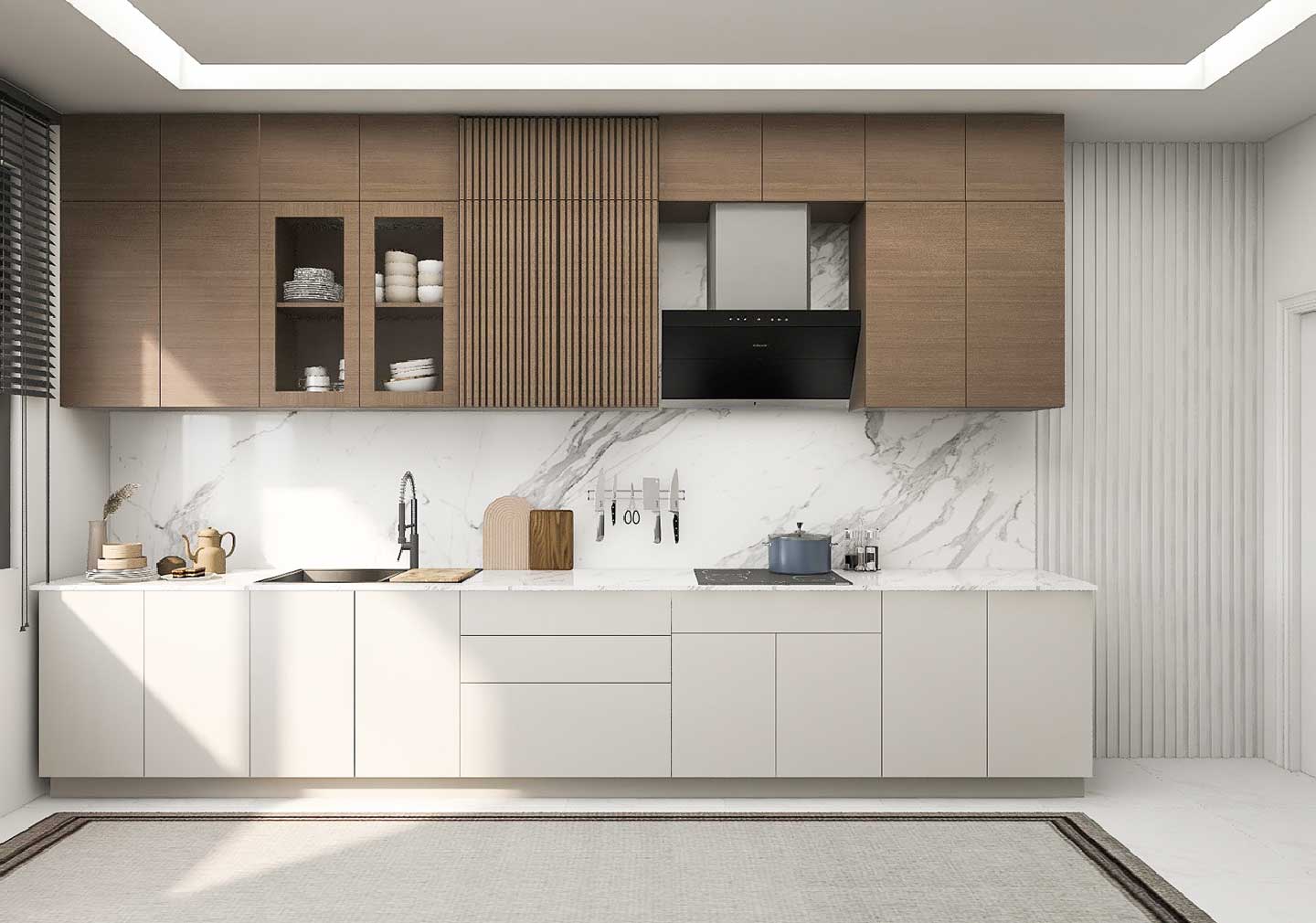 Space Efficiency and Organization: for modular kitchen interior designs