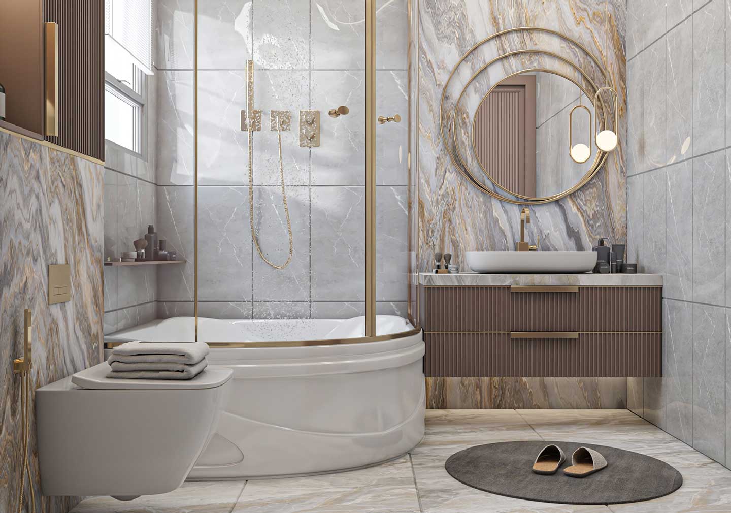 Zen Elegance: Asian-Influenced Spa Bathroom Designs  