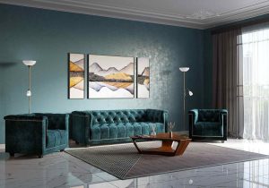 living room green sofa interior designs