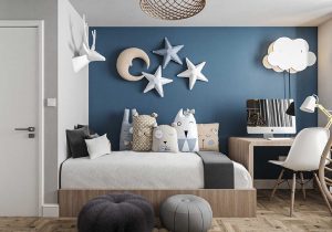 Colour and Creativity for kids room interior