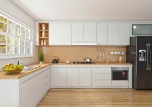 L-Shape Modular Kitchen Design 