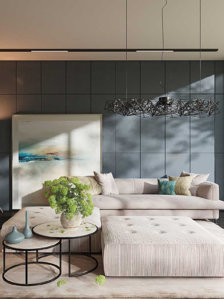 Creating Open and Airy Interiors with Streamlined Furniture Arrangements