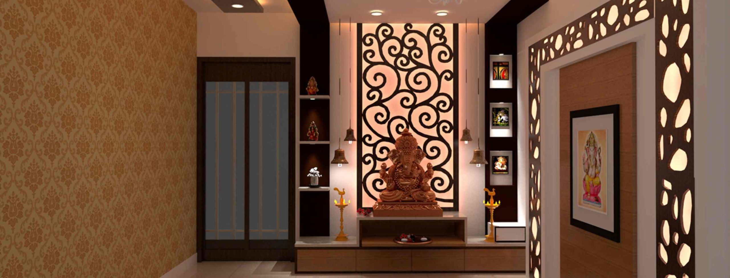 Crafting Elegance: A Deep Dive into Room Design, Pooja Rooms, and Living Spaces