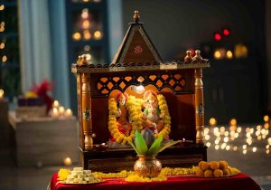 Setting Up Pooja Spaces for dussehra celebration