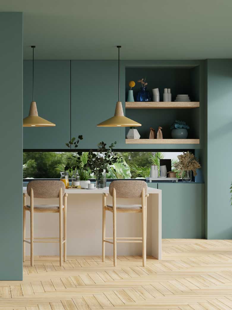 9th Day of Navratri : All About Peacock Green