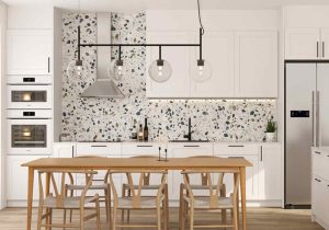 Floor-to-Ceiling Dado Tile Designs