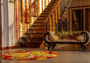 Rangoli with Flowers