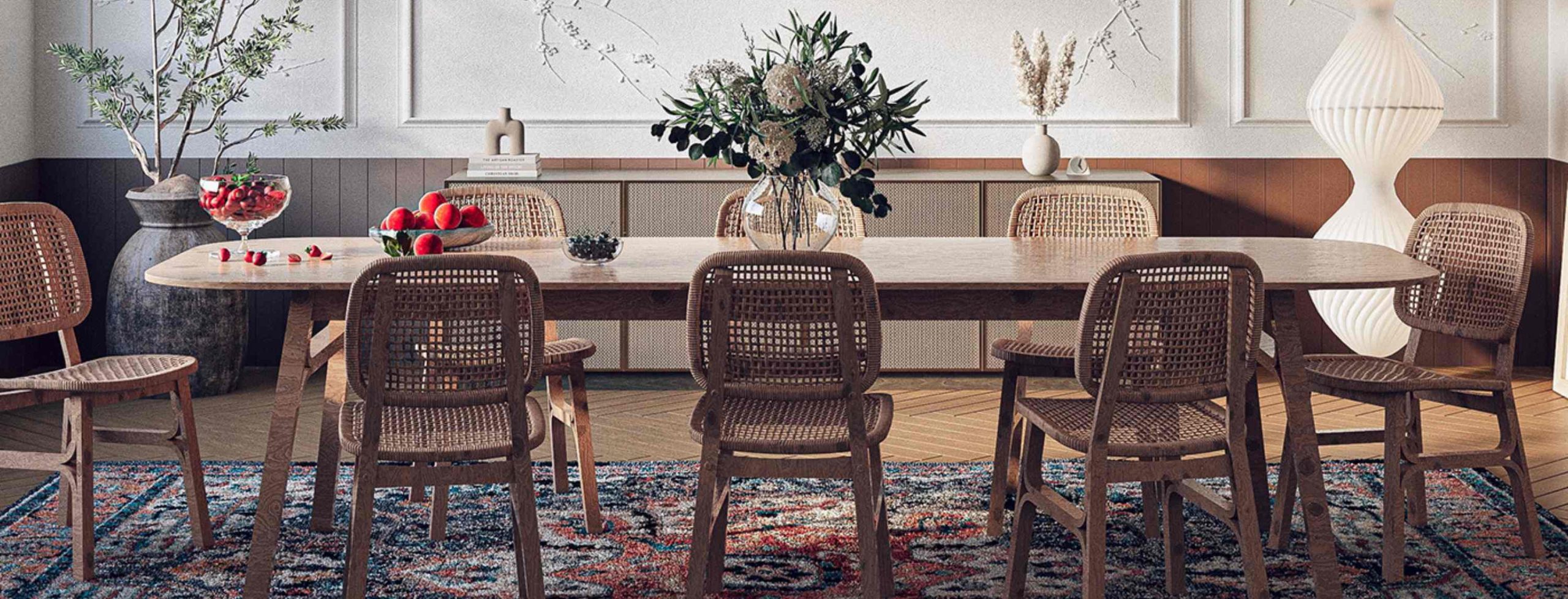 Choosing the Perfect 8-Seater Dining Table: Size, Style, and Space Planning