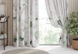 Cream Living Room Curtains