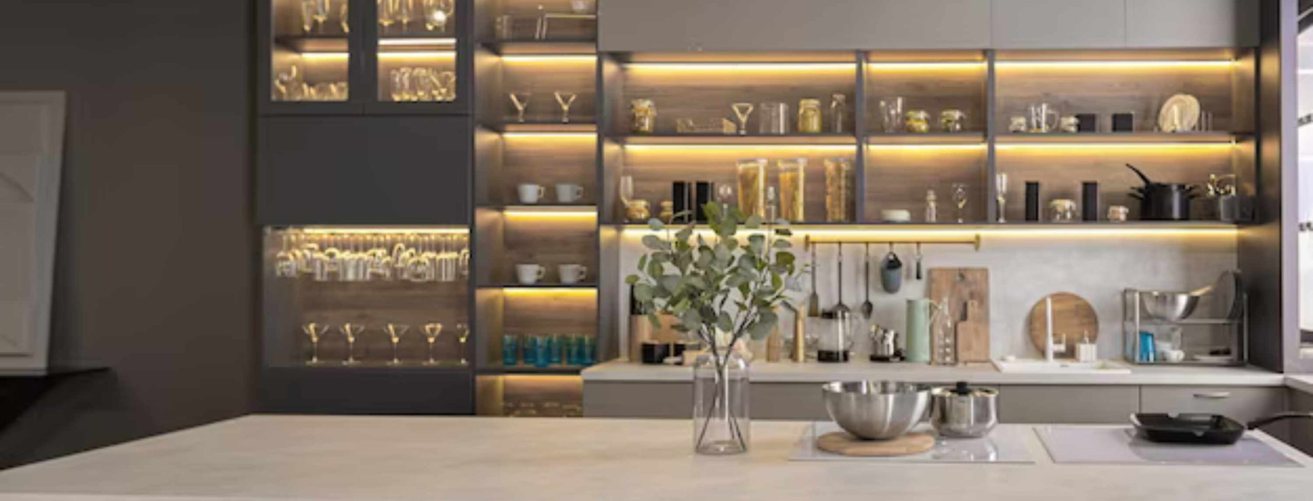 Elevating Home Interiors with Mocktail Bar Counter Designs