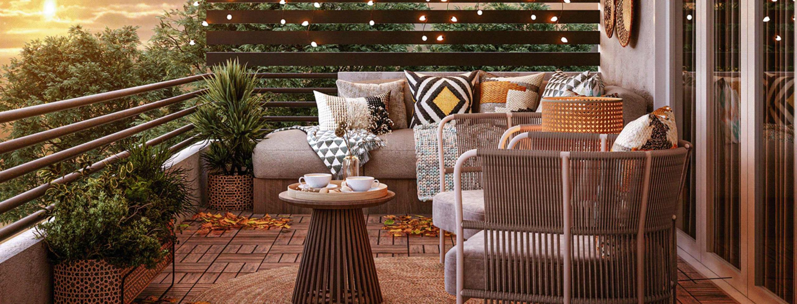 Chic and Compact: Small Balcony Design Ideas