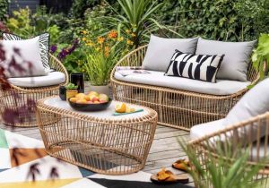 Rattan chair for home decor