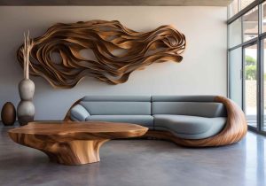 Organic Shapes in Furniture and decor