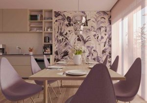 purple colour for home decor