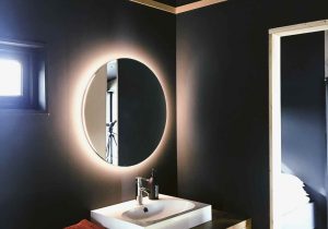 Mirror for bathroom interior