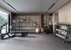 Integrate Smart Storage Solutions  for home gym