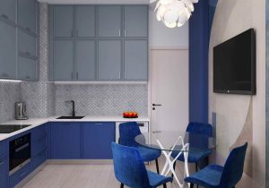 blue colour for home interiors