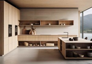 Contemporary parallel modular kitchen