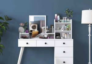 Surround Your Dressing Table with Floating Shelves