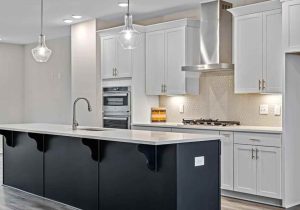 Sleek Simplicity for parallel modular kitchen