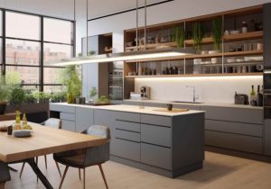 Ultra-Modern parallel modular kitchen