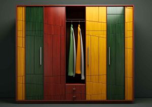 Coordinating Color and Finishes in wardrobe design