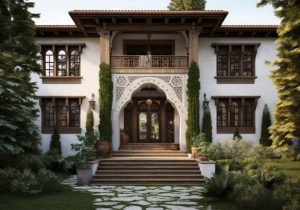 Victorian modern Kerala home design