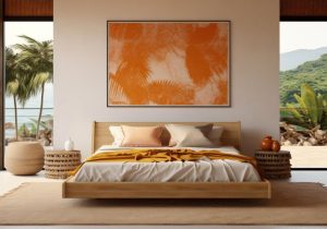 Art use in bedroom interior design