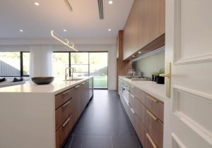 Sleek and Modern Parallel Kitchen