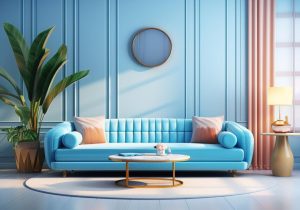 Calming Blues for home interior