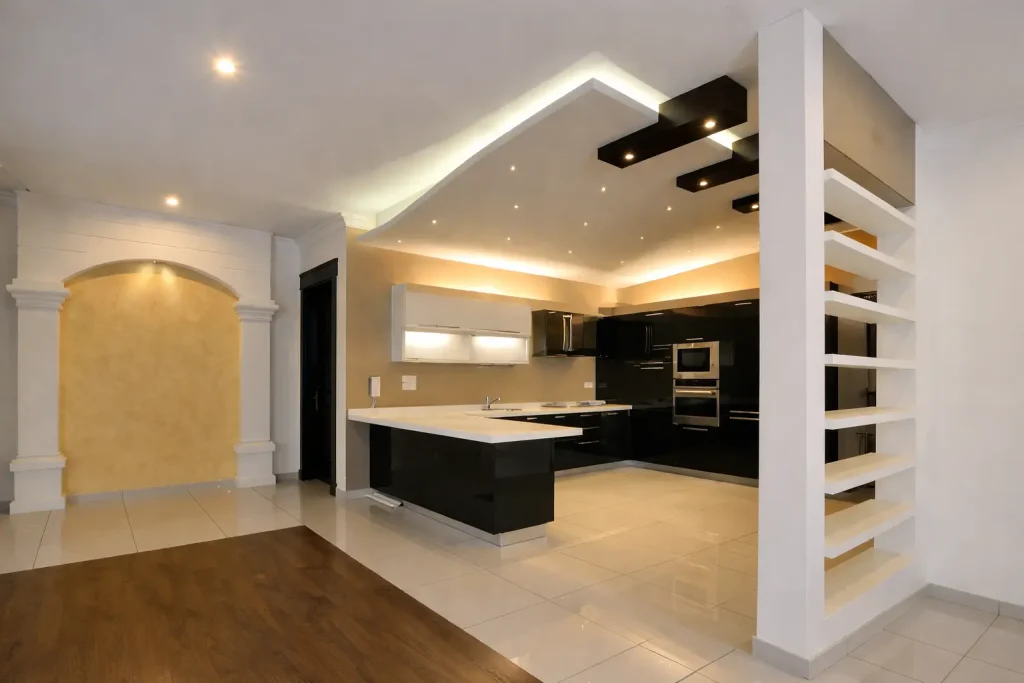 false ceiling colour ideas for taller room look