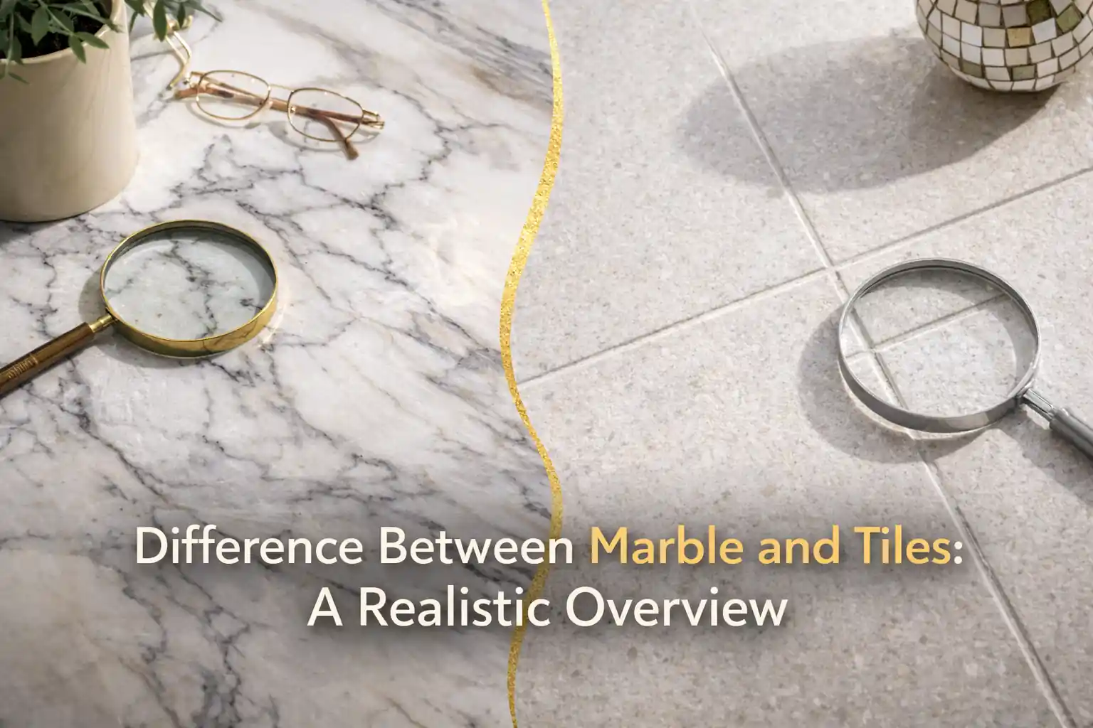 Difference Between Marble and Tiles: A Realistic Overview