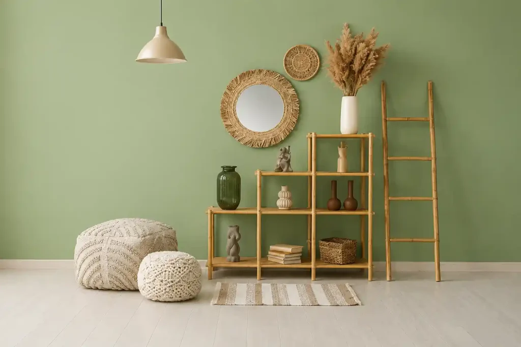 Green in Every Shade for a Classy & Vastu-Compliant Finish

