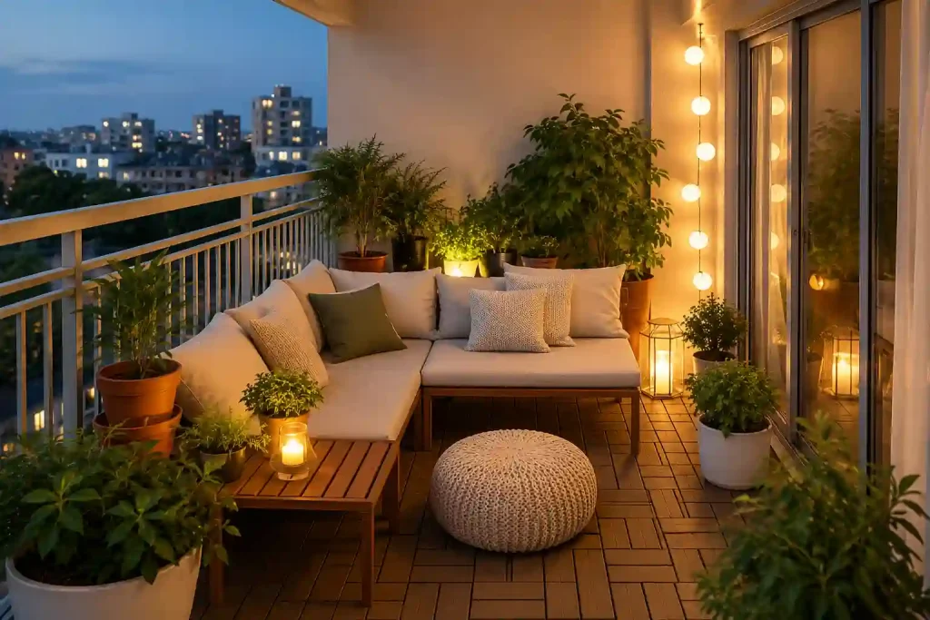 5. Add Practical Balcony Lighting 